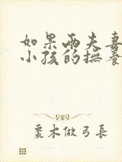 如果两夫妻离婚小孩的抚养权最终归谁