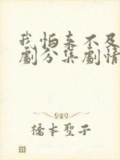 我怕来不及电视剧分集剧情介绍