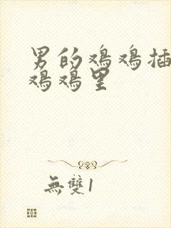 男的鸡鸡插女的鸡鸡里