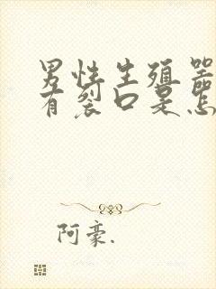 男性生殖器包皮有裂口是怎么回事