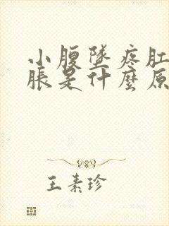 小腹坠疼肛门坠胀是什么原因引起的