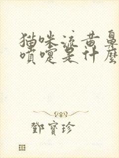 猫咪流黄鼻涕打喷嚏是什么原因封面