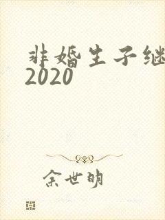 非婚生子继承权2020