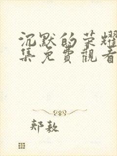 沉默的荣耀38集免费观看