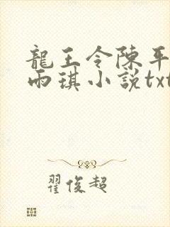 龙王令陈平,苏雨琪小说txt下载