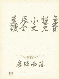 叶辰小说免费阅读全文免费阅读