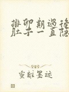 排卵期过后腰酸肚子一直隐隐作痛