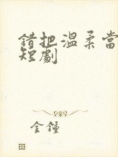 错把温柔当情深短剧