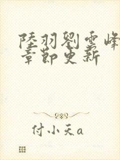 陆羽刘云峰最新章节更新封面