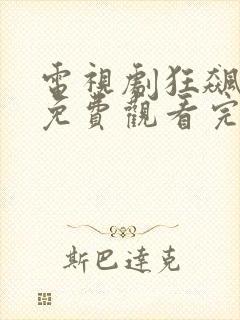 电视剧狂飙全集免费观看完整版封面