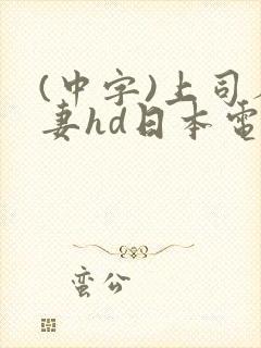 (中字)上司人妻hd日本电影封面