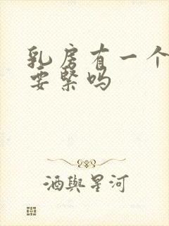 乳房有一个结节要紧吗