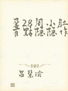 孕28周小肚子有点隐隐作痛