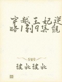 穿越王妃逆袭攻略1到9集观看封面