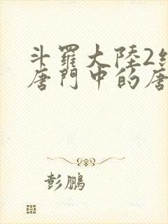 斗罗大陆2绝世唐门中的唐雅