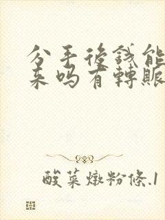 分手后钱能要回来吗有转账记录