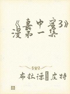 《妻中蜜3》动漫第一集