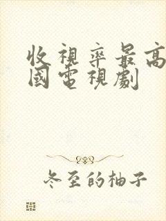 收视率最高的韩国电视剧