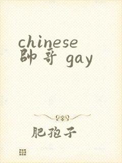 chinese帅哥 gay