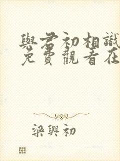 与君初相识全集免费观看在线