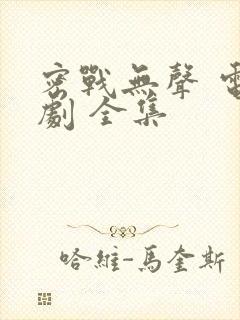 密战无声 电视剧 全集