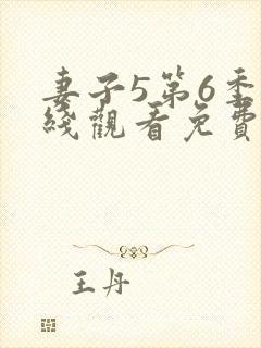 妻子5第6季在线观看免费