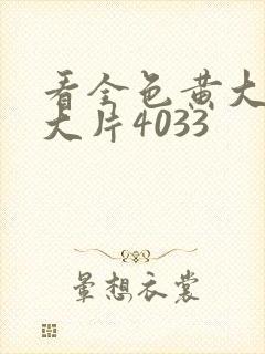 看全色黄大色黄大片4033