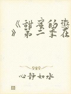 《甜蜜的惩罚2》第二季在线观看免费