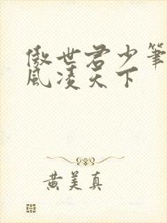 傲世君少笔趣阁风凌天下