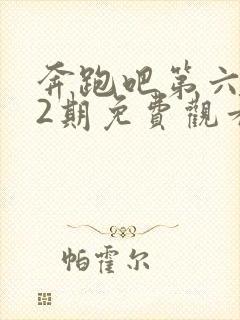 奔跑吧第六季12期免费观看