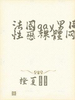 法国gay男同性恋裸体网址