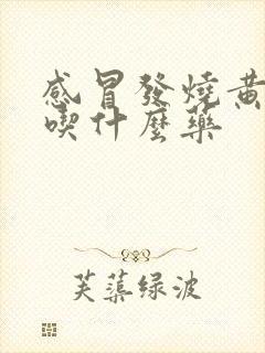 感冒发烧黄鼻涕吃什么药