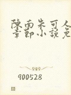 陈南朱可人最新章节小说免费阅读封面