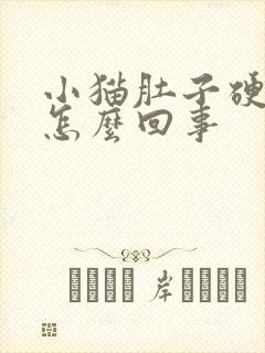 小猫肚子硬硬的怎么回事