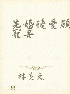 先婚后爱顾先生宠妻