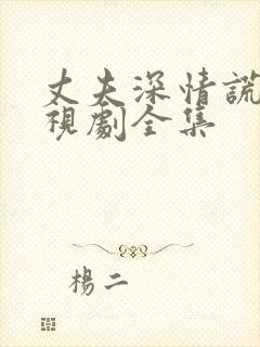 丈夫深情谎言电视剧全集