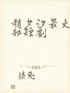 赵夕汐最火的十部短剧封面