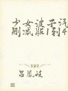 少女波子汽水无删减版1到4集封面