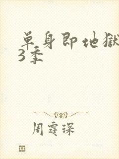 单身即地狱 第3季封面