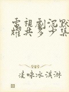 电视剧沉默的荣耀共多少集?