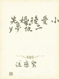 先婚后爱小说by梦筱二