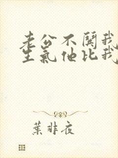 老公不哄我,我生气他比我更生气封面