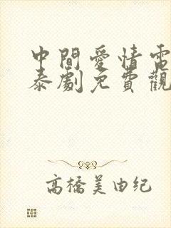 中间爱情电视剧泰剧免费观看全集