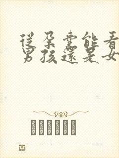 从孕囊能看出是男孩还是女孩封面