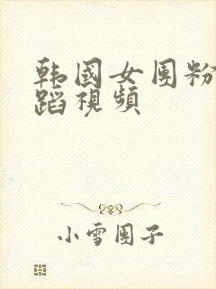 韩国女团粉墨舞蹈视频封面