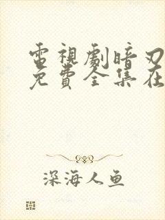 电视剧暗刃觉醒免费全集在线