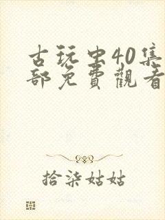 古玩虫40集全部免费观看下载