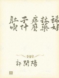 肚子疼拉稀发热吃什么药好