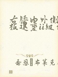 右膝内外侧半月板退变ii级信号封面