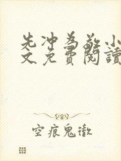 先冲为敬小说全文免费阅读无弹窗